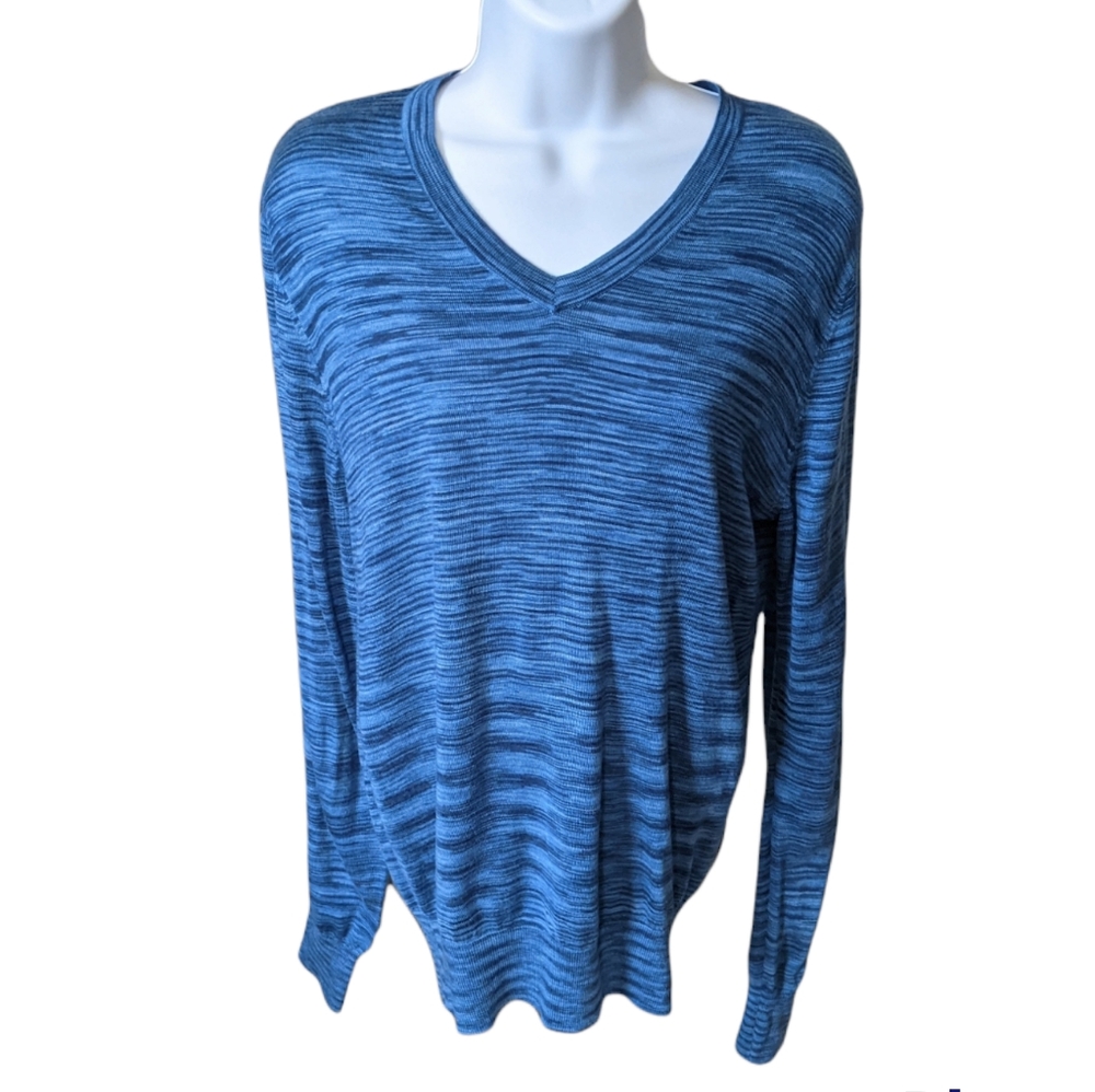 Murano Blue Long Sleeved Blue Top Size Small